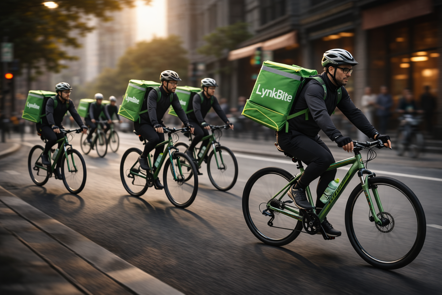 LynkBite courier fleet